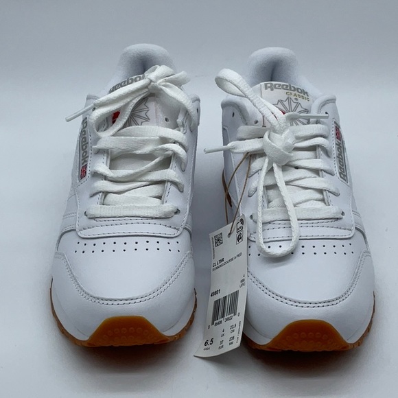 Reebok Classic Leather Shoes Woman’s White - Picture 2 of 9